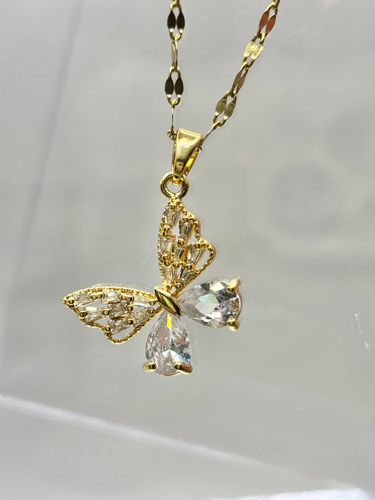 Monarch Butterfly Gold necklace