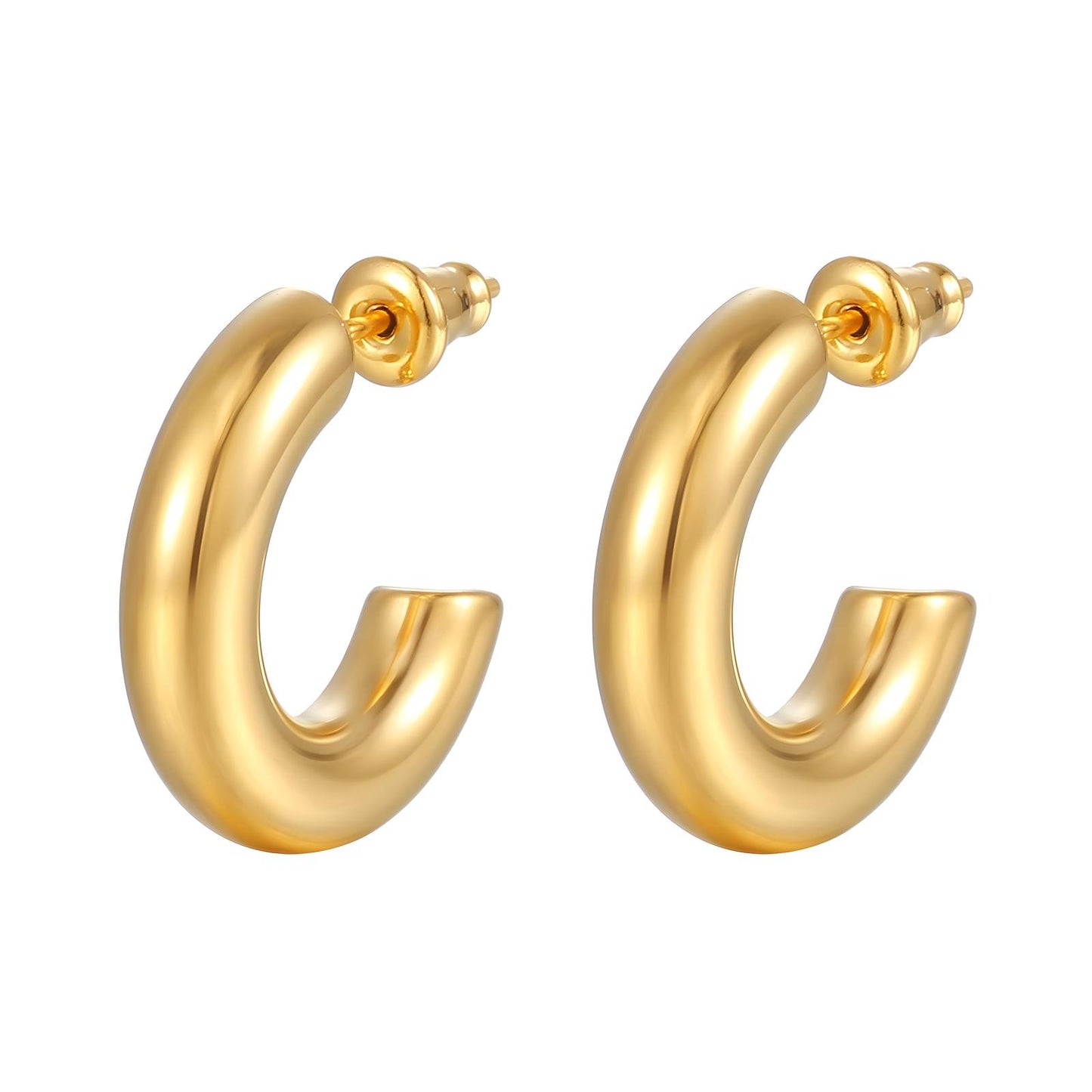 Eva Gold Hoops