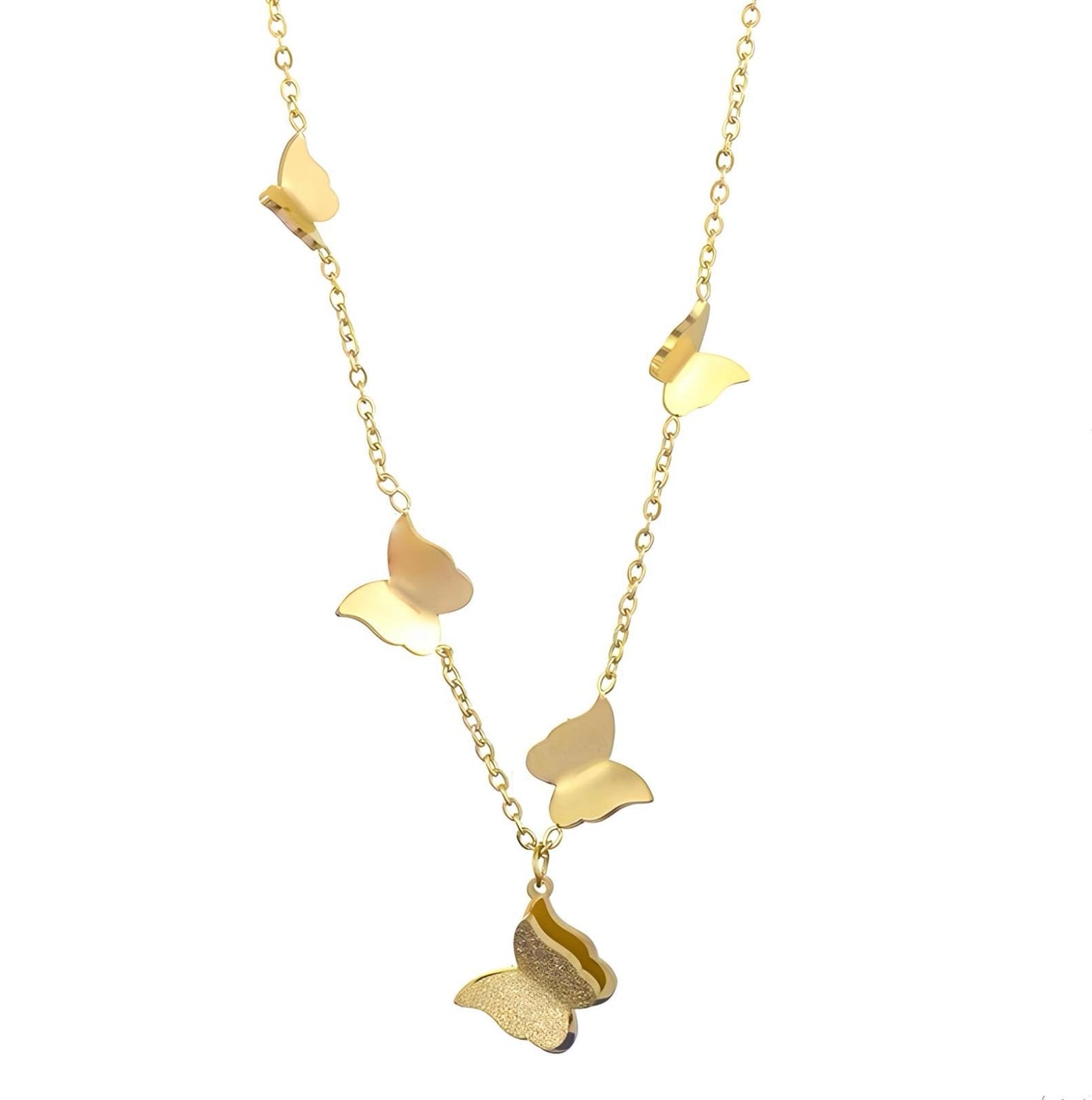 Butterfly Casa Gold Necklace