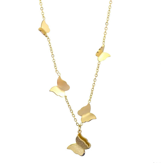 Butterfly Casa Gold Necklace