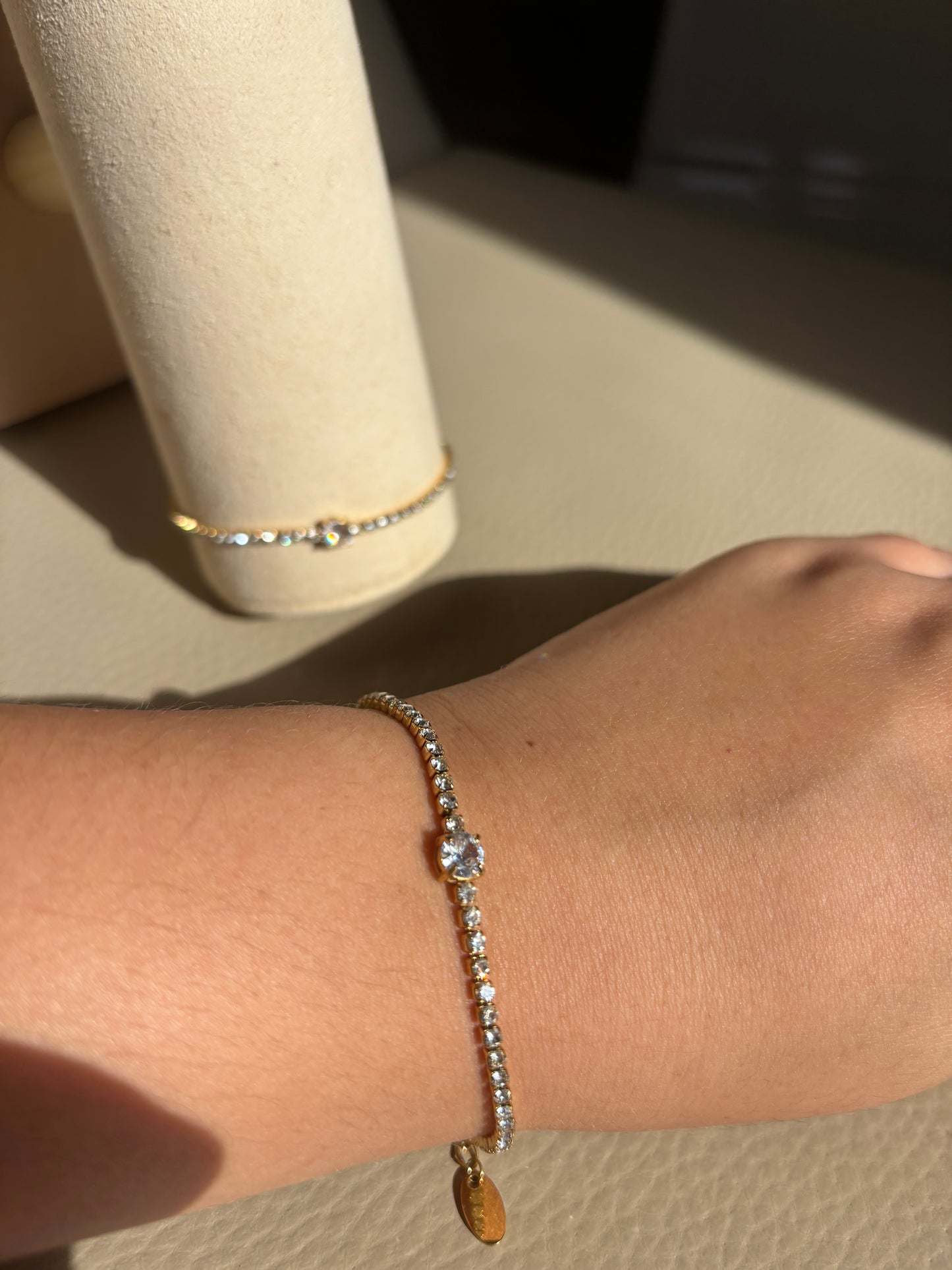 Diamanté Gold Bracelet