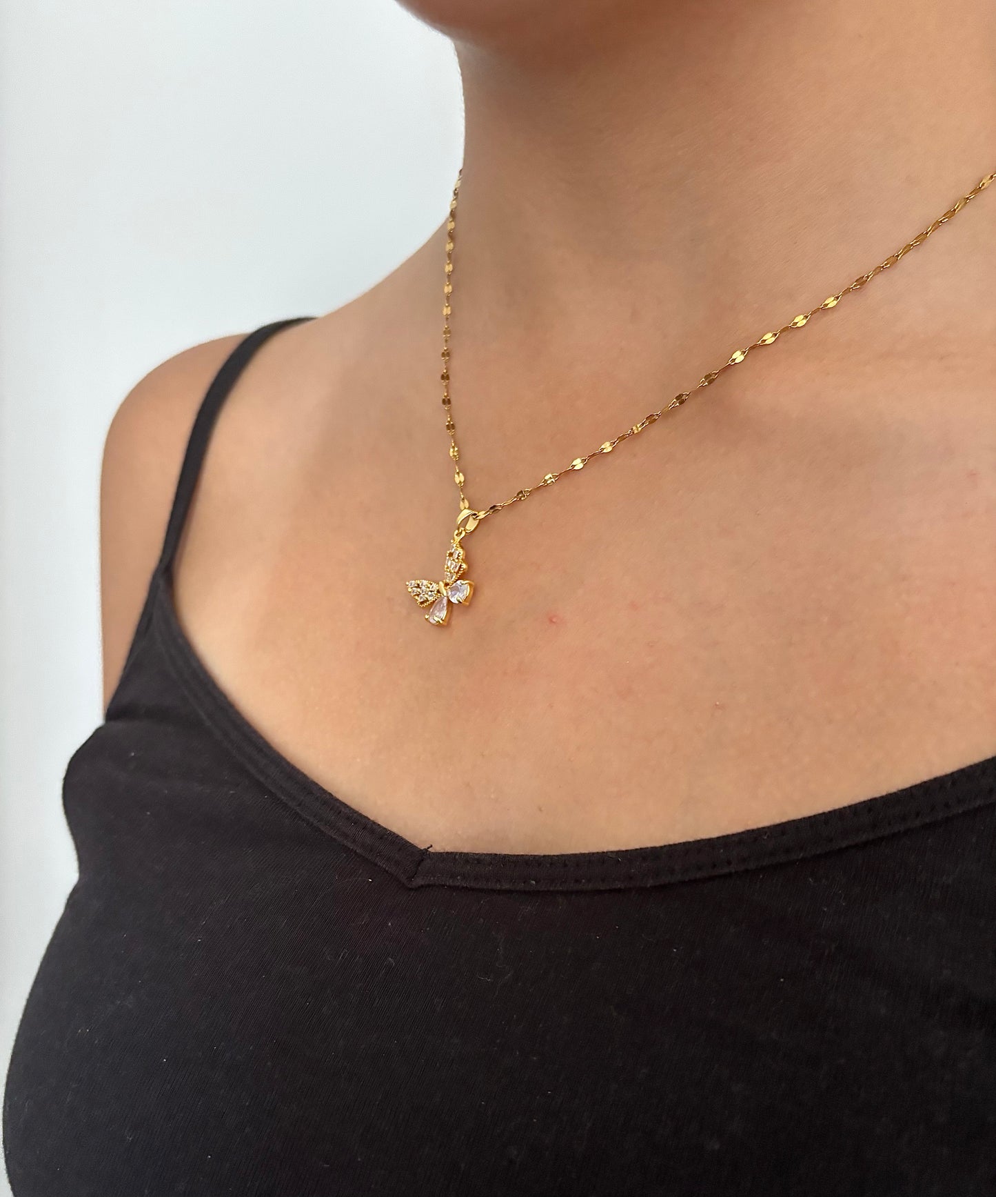 Monarch Butterfly Gold necklace