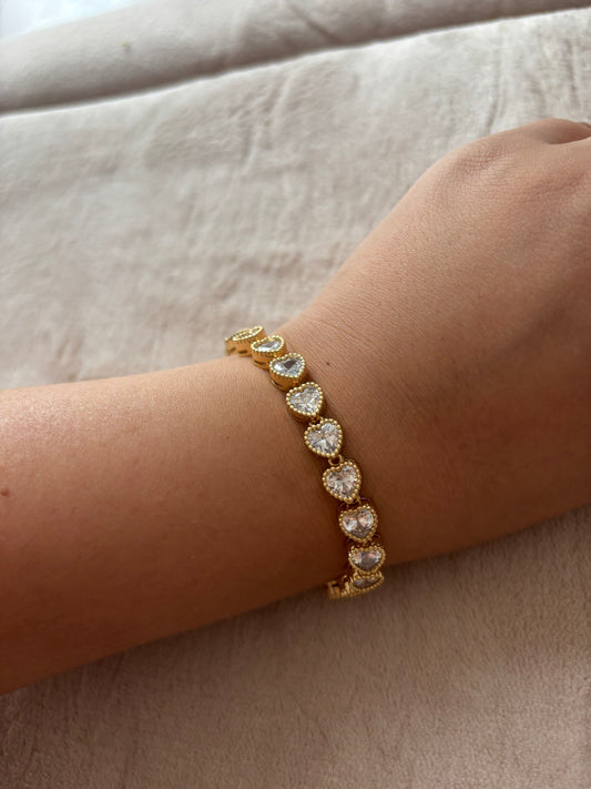 Heart Gold Bracelet