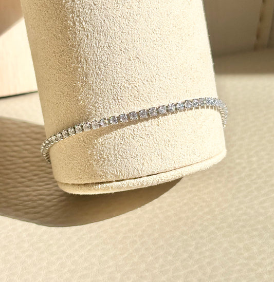 Silver Tennis Clasp