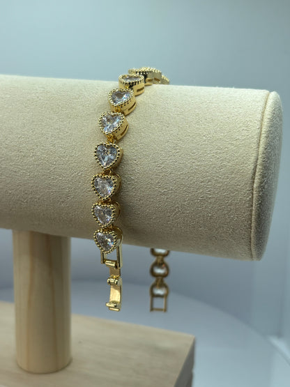 Heart Gold Bracelet